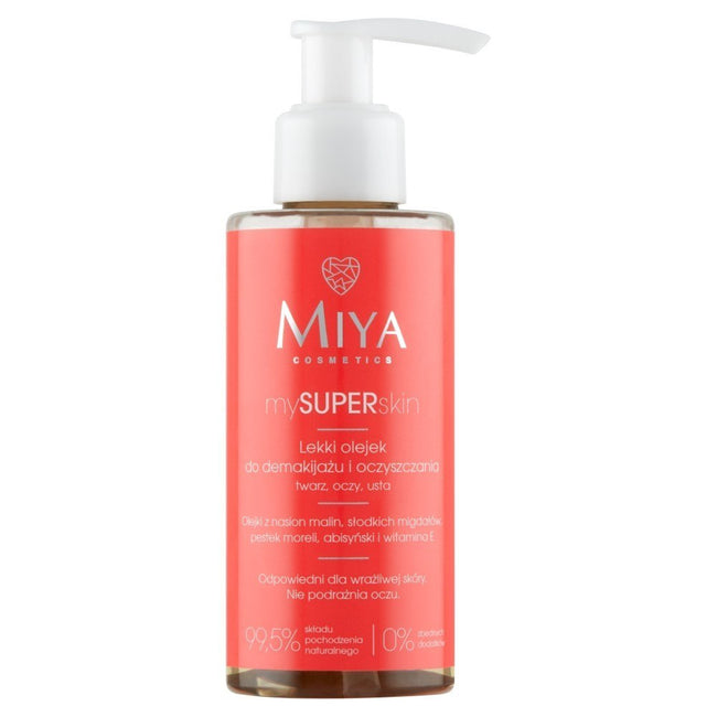 Miya Cosmetics mySUPERskin lekki olejek do demakijażu i oczyszczania twarzy 140ml