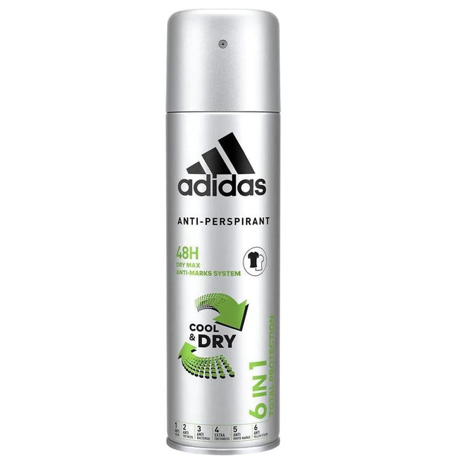 Adidas 6in1 Cool & Dry antyperspirant spray 200ml