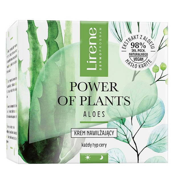 Lirene Power of Plants krem nawilżający Aloes 50ml