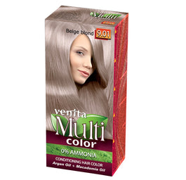 Venita MultiColor pielęgnacyjna farba do włosów 9.01 Beżowy Blond