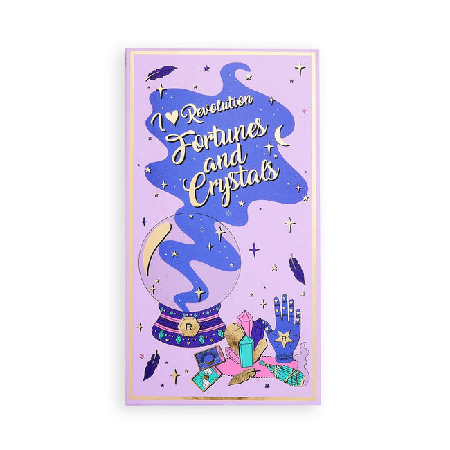 Makeup Revolution I Heart Revolution Book Of Spells Eyeshadow Palette paleta cieni do powiek Fortunes and Crystals 18g