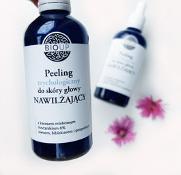 Bioup Peeling trychologiczny do skóry głowy nawilżający z hibiskusem i mocznikiem 6% 100ml