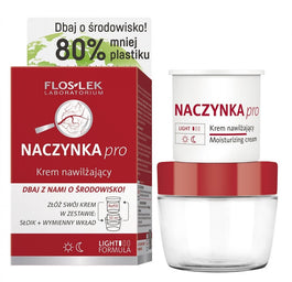 Floslek Naczynka Pro krem nawilżający na dzień i noc słoik + wkład 50ml
