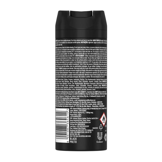 Axe Black dezodorant dla mężczyzn spray 150ml