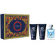 Versace Pour Homme zestaw woda toaletowa spray 50ml + balsam po goleniu 50ml + żel pod prysznic 50ml