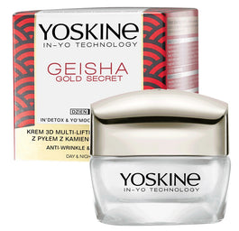 Yoskine Geisha Gold Secret krem do twarzy na dzień i noc multi-lifting 3D 50ml