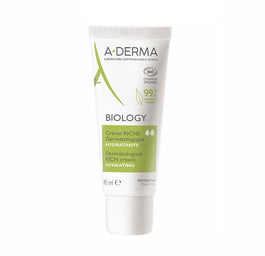 A-Derma Biology Hydrating Dermatological Rich Cream nawilżający krem do twarzy 40ml