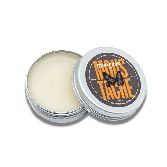 MenRock Soothing Moustache Wax kojący wosk do wąsów Oak Moss 25ml