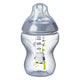 Tommee Tippee Closer To Nature butelka do karmienia ze smoczkiem silikonowym 0m+ Sowa 2x260ml