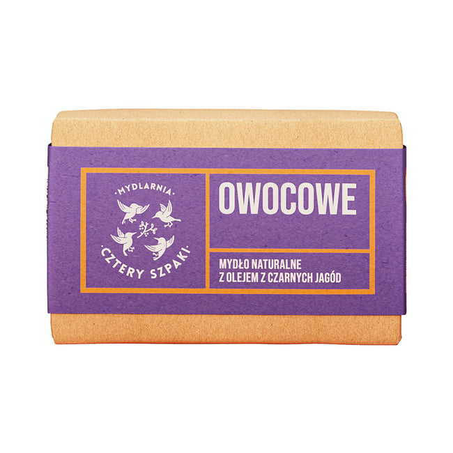 Mydlarnia Cztery Szpaki Naturalne mydło w kostce Owocowe 110g