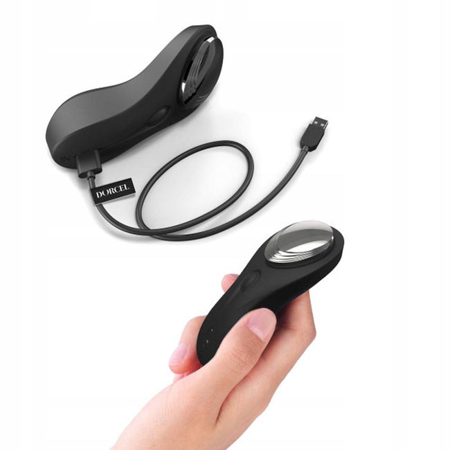 Marc Dorcel Discreet Vibe+ masażer do majtek z magnetycznym zapięciem