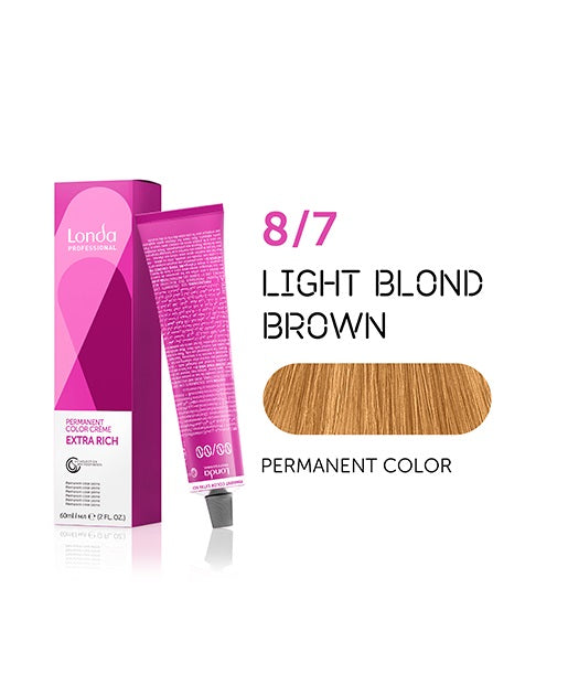 Londa Professional Permanent Color Creme permanentna farba do włosów 8/7 60ml