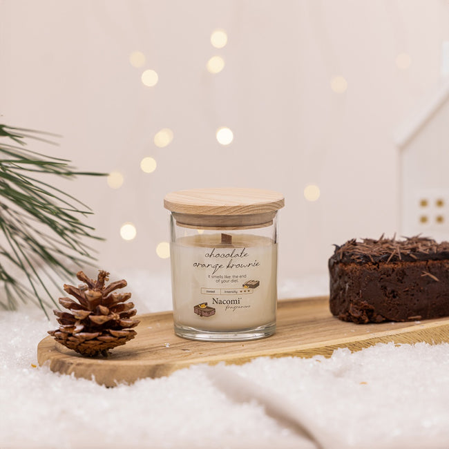 Nacomi Świeca sojowa Chocolate Orange Brownie 140g