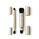 KIKO Milano Unmissable Brushes Gift Set zestaw pędzel z podwójną końcówką do twarzy + pędzel z podwójną końcówką do oczu