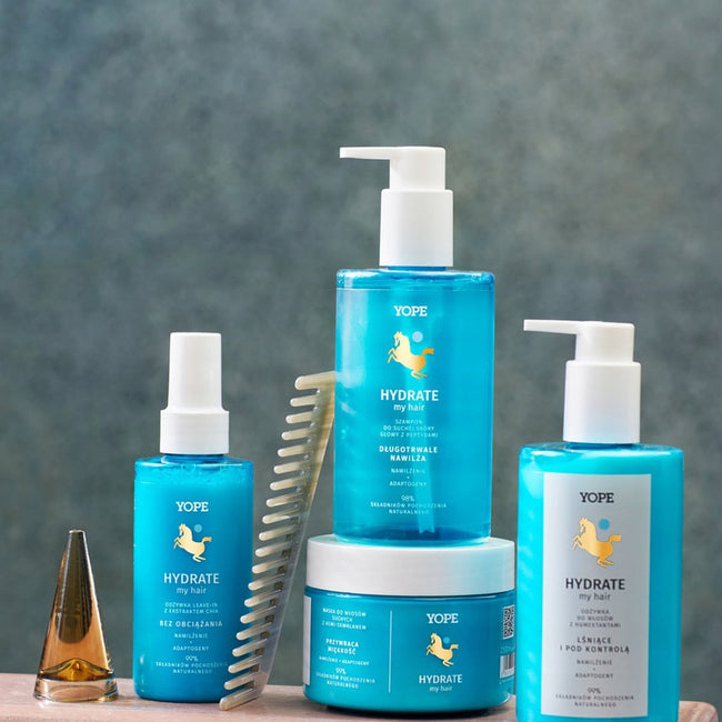 Yope Hydrate My Hair szampon do suchej skóry głowy z peptydami 300ml