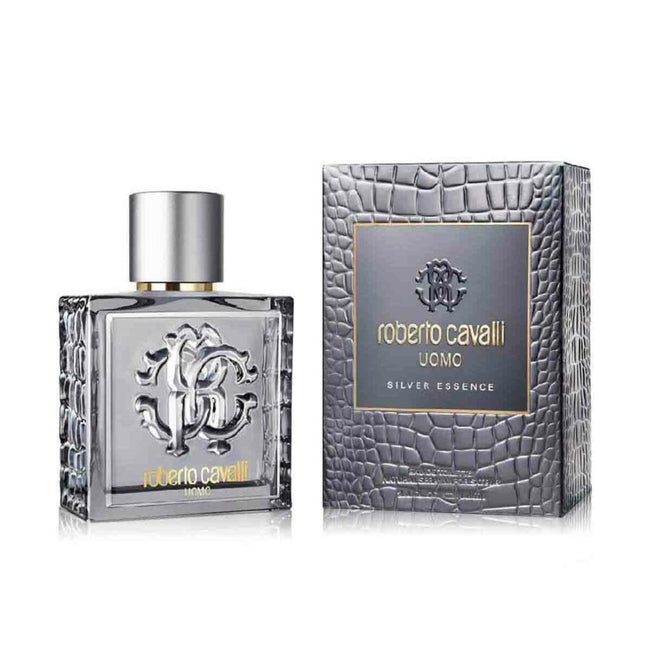 Roberto Cavalli Uomo Silver Essence woda toaletowa spray 60ml