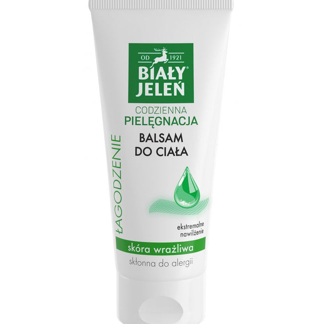 Biały Jeleń Łagodzenie hipoalergiczny balsam do ciała Ekstremalne Nawilżanie 200ml