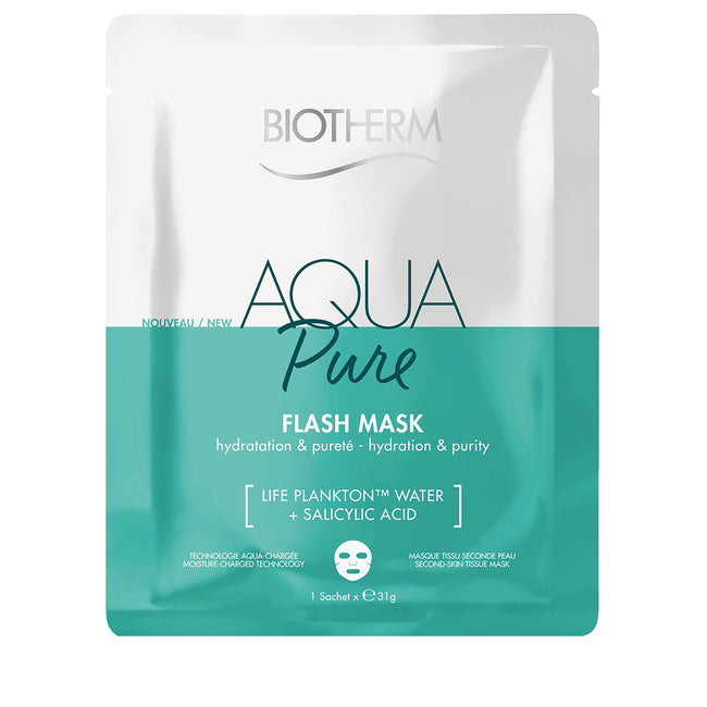 Biotherm Aqua Pure Flash Mask oczyszczająca maseczka w płachcie do twarzy 31g