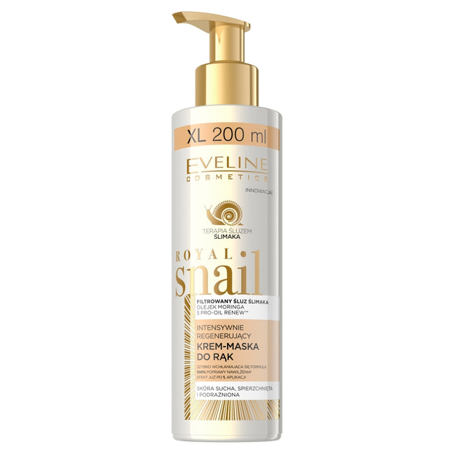 Eveline Cosmetics Royal Snail intensywnie regenerujący krem-maska do rąk 200ml