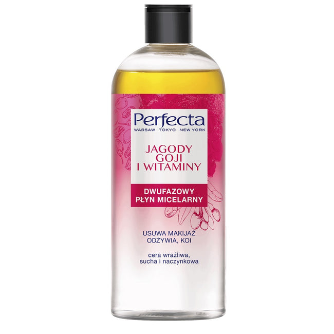 Perfecta Dwufazowy płyn micelarny Jagody Goji & Witaminy 400ml