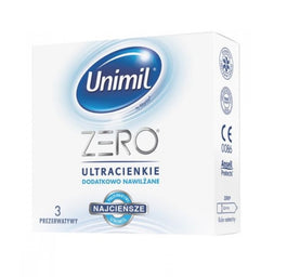Unimil Zero lateksowe prezerwatywy 3szt