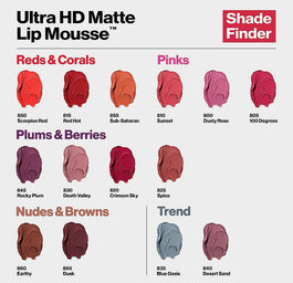 Revlon Ultra HD Matte Lip Mousse kremowa pomadka w płynie 810 Sunset 5.9ml