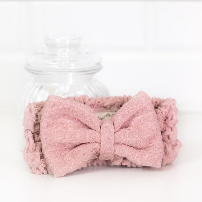 Nacomi Opaska do włosów z mikrofibry Pink