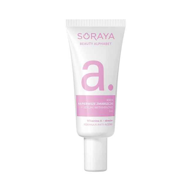 Soraya Beauty Alphabet Wit.A krem na pierwsze zmarszczki + serum witaminowe 2w1 30ml
