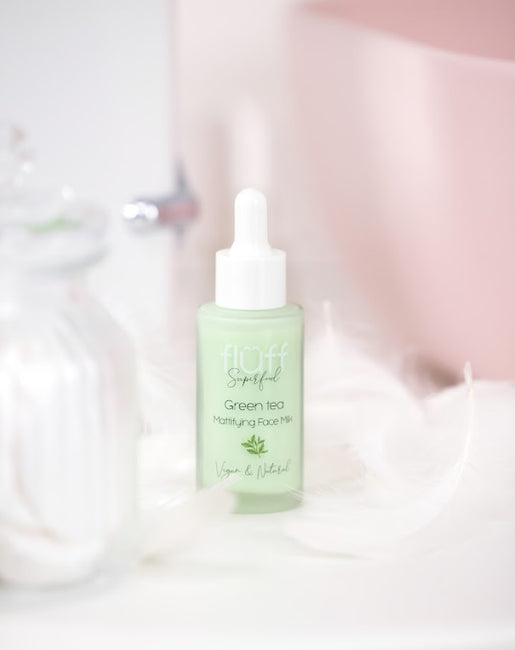 Fluff Mattifying Face Milk matujące mleko do twarzy Zielona Herbata 40ml