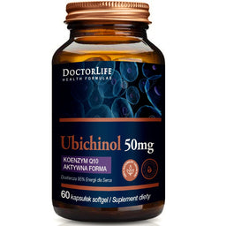 Doctor Life Ubichinol koenzym Q10 aktywna forma 50mg suplement diety 60 kapsułek
