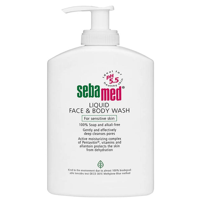 Sebamed Sensitive Skin Liquid Face & Body Wash emulsja do mycia twarzy i ciała 1000ml