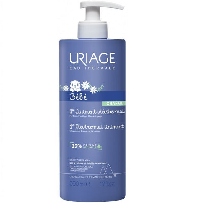 URIAGE Bebe 1st Oleothermal Liniment oletermiczny krem do pielęgnacji okolic pieluszkowych 500ml