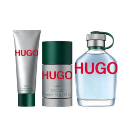 Hugo Boss Hugo Man zestaw woda toaletowa spray 125ml + dezodorant sztyft 75ml + żel pod prysznic 50ml