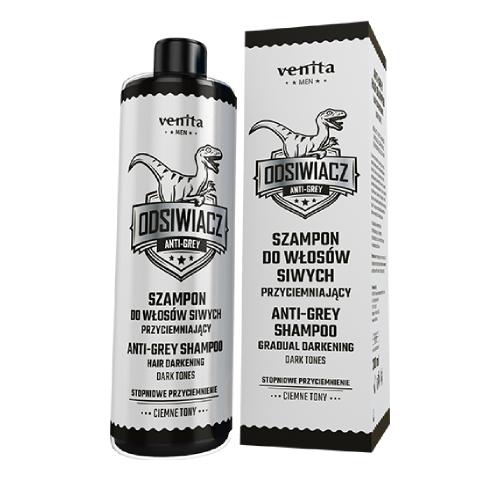 Venita Men szampon do włosów siwych przyciemniający Ciemne Tony 200ml