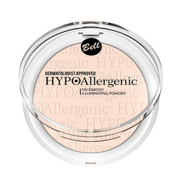 Bell HypoAllergenic Face&Body Illuminating Powder hypoalergiczny rozświetlacz do twarzy i ciała 01 6g