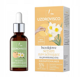UZDROVISCO Bezolejowe serum nawadniające na promienną cerę 30ml