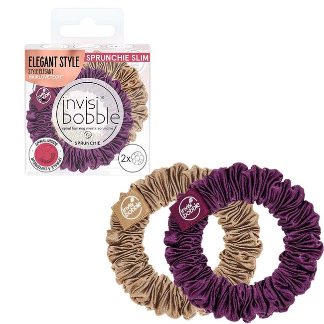 Invisibobble Sprunchie Slim gumki do włosów The Snuggle Is Real 2szt.