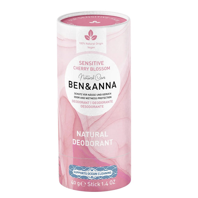 Ben&Anna Natural Deodorant naturalny dezodorant bez sody Sensitive Japanese Cherry Blossom 40g