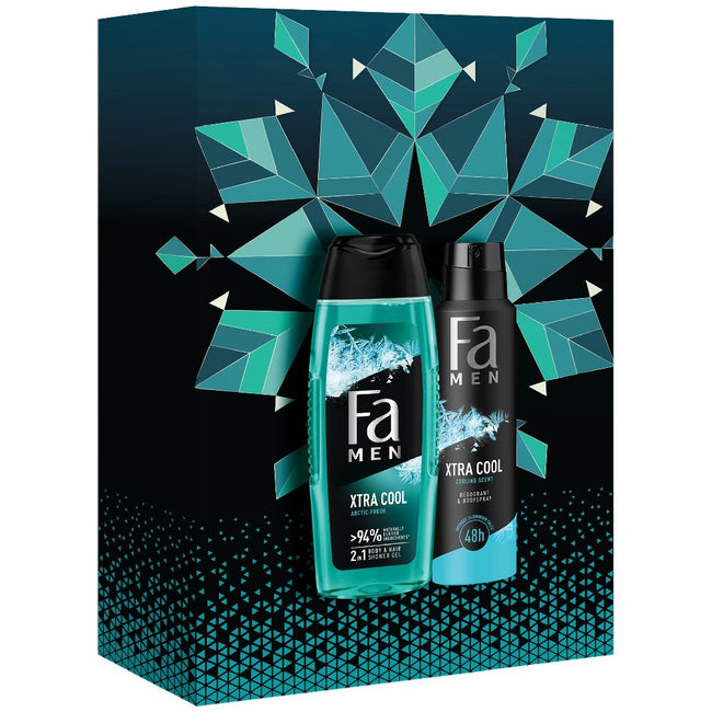 Fa Men Xtra Cool zestaw dezodorant w sprayu 150ml + żel pod prysznic 250ml