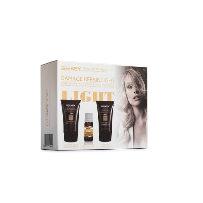 Saryna Key Damage Repair Light zestaw szampon 40ml + maska 40ml + olejek 10ml