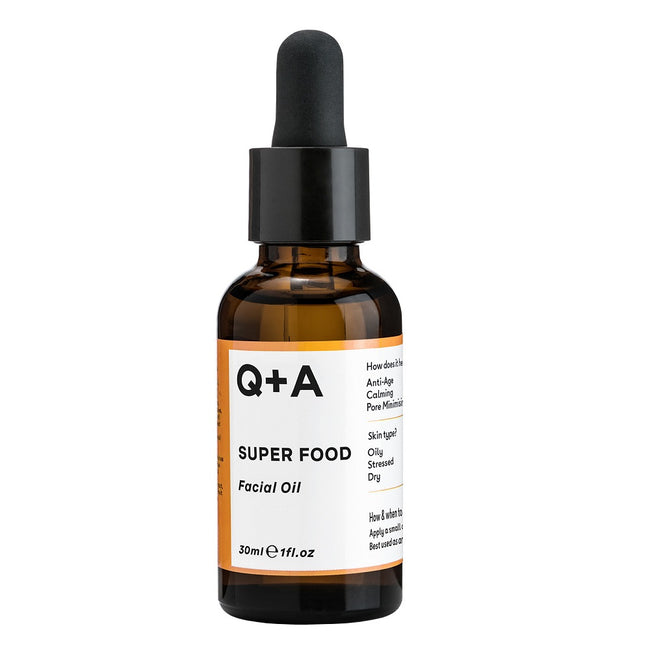 Q+A Super Food Facial Oil rewitalizujący olejek do twarzy 30ml
