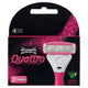 Wilkinson Quattro For Women zapasowe ostrza do maszynki do golenia dla kobiet 3szt