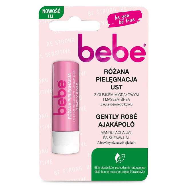 Bebe Young Care pielęgnacyjna szminka do ust Różana 4.9g