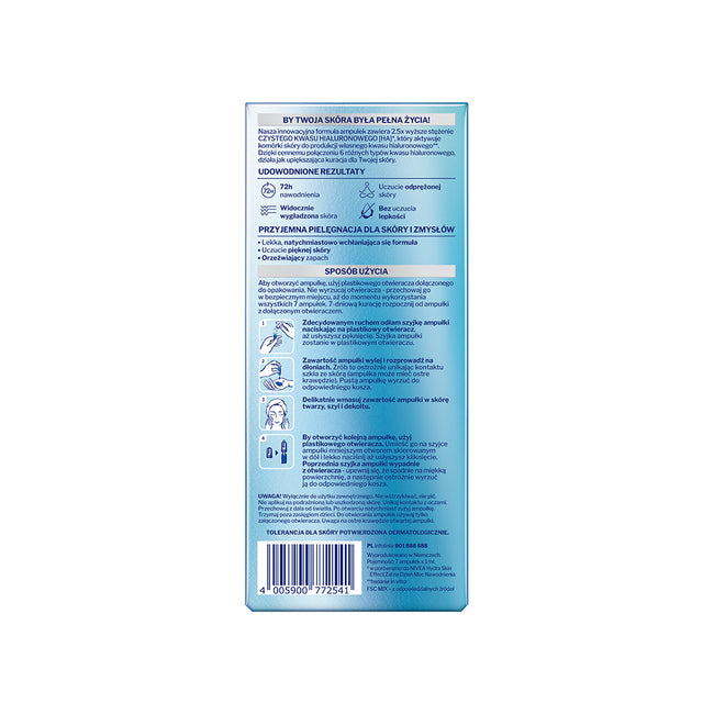 Nivea Hydra Skin Effect kuracja nawadniająca w ampułkach 7x1ml