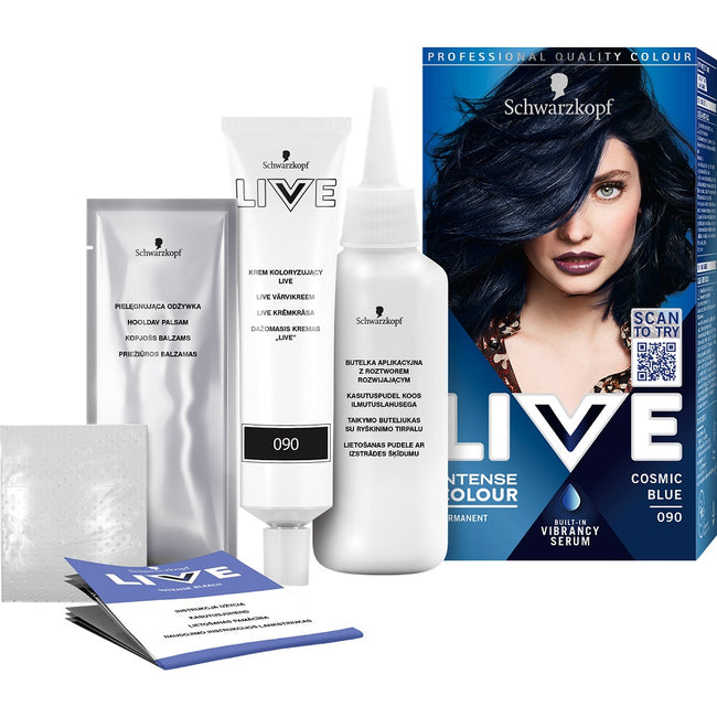 Schwarzkopf Live Intense Colour farba do włosów 090 Cosmic Blue