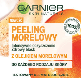 Garnier Skin Naturals Apricot Scrub peeling morelowy intensywne oczyszczenie 50ml