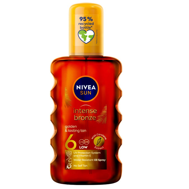 Nivea Sun olejek karotenowy do opalania w spray'u SPF6 200ml