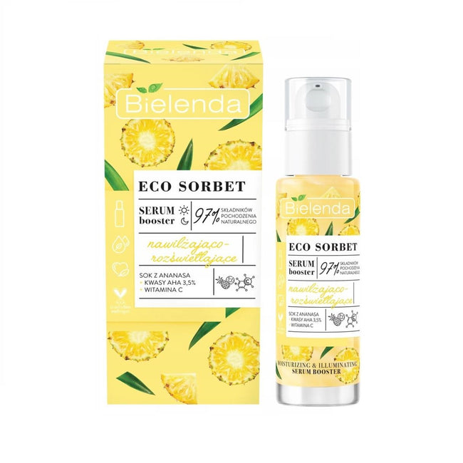 Bielenda Eco Sorbet serum booster nawilżająco-rozświetlające Ananas 30ml