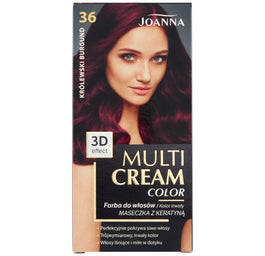 Joanna Multi Cream Color farba do włosów 36 Królewski Burgund