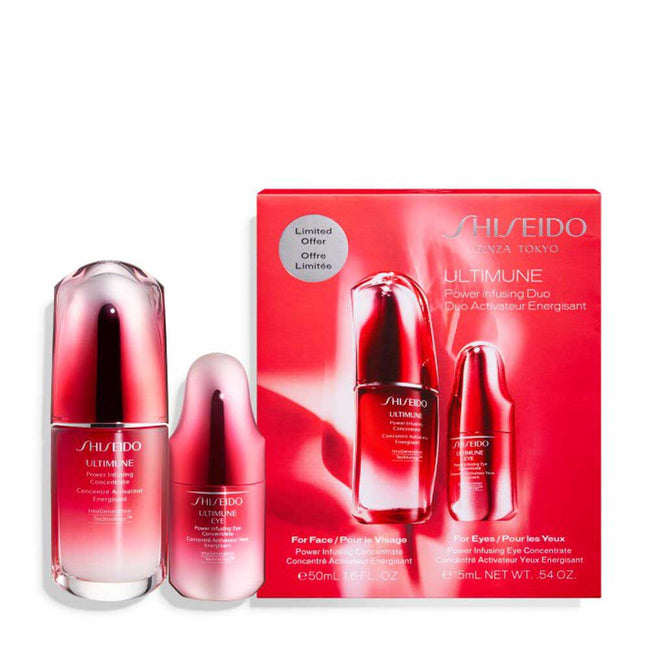 Shiseido Ultimune Power Infusing Duo zestaw Power Infusing Concentrate 50ml + Power Infusing Eye Concentrate 15ml